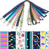 YOUOWO 6 Pack Lanyards with ID Badge Holder, Vertical for Cruise Keys, Breakaway Safety Quick Release