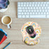 Non Slip Rubber Base Wrist Support Mouse Pad 8.75in X 7.5in Small Desktop Notebook Mouse Mat for Home Office (Adorable