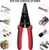 WG-015 8-inch WGGE Professional Wire Stripper/Crimping Tool, Cable Cutter/Crimper, Wiring and Multi-Function Hand Tool