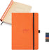 Dingbats A5 Wildlife Ruled Notebook Journal - Premium Vegan Leather Softcover for Writing, Note Taking & Travel