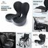 SOWAXGO Memory Foam Seat Cushion for Office Chair & Car Seat, Ergonomic Coccyx Cushion for Pressure Relief & Back