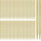 Zonon Gold Metal Slim Ballpoint Pens Bulk, Retractable Metallic Black Ink 1 mm Medium Point for Office Supplies (100