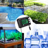 2 in 1 Temperature pH Monitor Meter Tester, 0~14.0 pH Automatic Buffer Recognition for Hydroponics and Water Testing