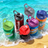 QQIZHA 6-Pack 202/206 Soda Can Lids with Handle Reusable BPA-Free Can Covers for Soda, Beer & Energy Drinks, Universal