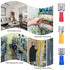 100Pcs Quick Disconnects Vinyl Insulated Female Spade Wire Connectors, 12-10AWG Electrical Crimp Terminal