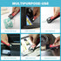 2PCS 100PCS (W80) Gomake Plastic Razor Blade Scraper Tool with Blade Container Razor Scraper with Extra Plastic Blades