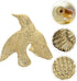 Cabilock Brass Bird Drawer Handle Vintage Small Cabinet Knobs Right-Side Kitchen Hardware Pulls for Wardrobe Dresser