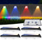 Solar Fence Lights Outdoor, Waterproof LED,RGB Color Mode 6 Solid Monochrome, SolarPowered