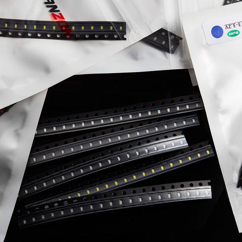 CHANZON 100 pcs 0603 SMD LED Diode Lights Assorted Kit - Mini Chip for PCB DC 20mA Super Bright Lighting