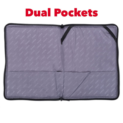 Case It Tablet Binder Accessory, Padded Tablet with 3 Steel Grommets, Fits Any Standard 3 Ring Binder, Blue