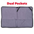 Case It Tablet Binder Accessory, Padded Tablet with 3 Steel Grommets, Fits Any Standard 3 Ring Binder, Blue