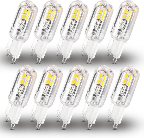G9 T4 LED Bulbs 20W Replacement, Natural White 4000K, G9 Bi-Pin Base