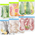 FORID Reusable Gallon Freezer Bags, 6 Pack Leakproof Extra Thick 1 Gallon Bags for Food & Meal Prep Storage
