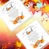 Crafters Cup 50 Pack 2.5 2.5 inches Hot Cocoa Bomb Instruction Cards | | x Square Card | Hot Cocoa Bomb Supplies | Fall