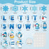 Winter Bulletin Board Decorations for Classroom, Christmas Winter Classroom Decorations with Snowflake Snowman Penguin Cutouts for School Home Chalkboard Wall Decor (76PCS) by Hedeey