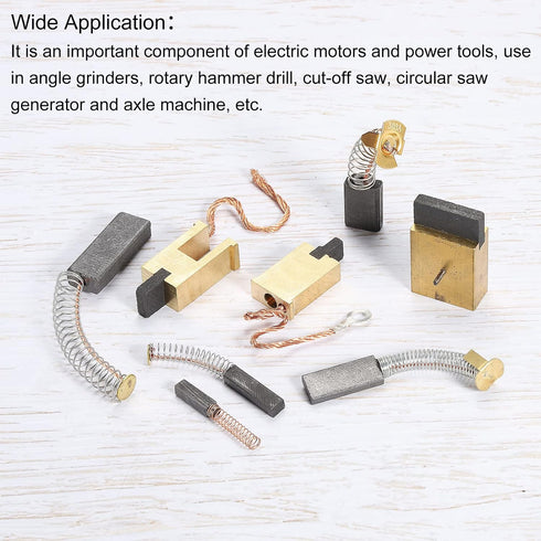 PATIKIL Carbon Brushes 0.55x0.31x2.48 Inch for Electric Motors, 20 Pack for Power Tool Repair