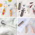 DEPEPE 30pcs 50ml Clear Flat Plastic Test Tubes - with Screw Caps for Candy and Beads Storage