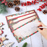 Zhanmai 60 Pieces Christmas Envelopes, Letter Size #10 Holiday Self Adhesive Envelopes for Mailing
