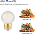 Frosted LED Ceiling Fan Light Bulbs, E26 Base 2700K Soft Warm White, Dimmable 25W Equivalent, 6 Count