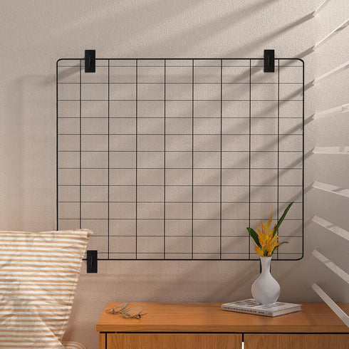 16 Pcs Gridwall Mount Brackets with Screws for Grid Panels, Clothing Store Retail Display, Garage Wall Organization