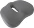Comfortable Grey Memory Foam Donut Pillow for Office Seating Relief