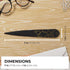 Uncommon Desks Letter Opener - 3 Pack Plastic Letter Openers with Trendy Designs, Ergonomic Handle for Comfort