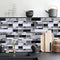 Livebor Peel and Stick Backsplash Wallpaper, 11.8inch x 196.8inch Tile Contact Paper for Kitchen Countertops