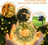 9.8FT 120 8 ITICdecor Solar Powered String Lights Outdoor LED Waterproof Firecracker Fairy Lights with Modes Green