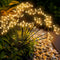 Slyuexu Solar Garden Lights 2 Pack Waterproof Swaying Starburst Light Solar Outdoor