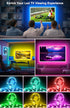 Daymeet RGB LED TV Lights, 16.4ft Backlight Strip for 65-85 inch TV, Music Sync USB Bluetooth APP Remote Control