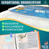 Premium Clear Plastic Sheet Protectors for 3 Ring Binder, 8.5 x 11, 50 Sleeves for Paper & Documents