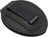 Cedilis 2 Pack Police Badge Holder with Metal Clip, PU Leather, Free Neck Chain, Oval, Black