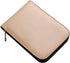 Fountain Roller Ball Pen Case Holder - PU Leather Bag for 12 Pens, Beige