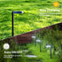 6 (Black-4 Pack) kinna Outdoor Solar Path Lights Waterproof Landscape Pathway Light with White LEDs Garden Lighting