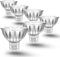 ALIDE MR16 7W LED Bulbs, 12V Low Voltage, 2700K Warm White, GU5.3 MR16 600lm, 50W-75W Halogen Replacement, 6 Pack