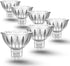 ALIDE MR16 7W LED Bulbs, 12V Low Voltage, 2700K Warm White, GU5.3 MR16 600lm, 50W-75W Halogen Replacement, 6 Pack