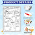 Zoyeven 30pcs All About Holy Week Color Your Own Religious Poster Easter Crafts for Kids Religious with Stacking