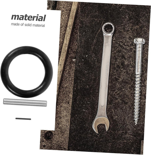 6 Sets Pin and Ring Lock Ring Wrench Drive Socket Retainer with O-ring Ring Clips Retaining Rings Electric Stainless