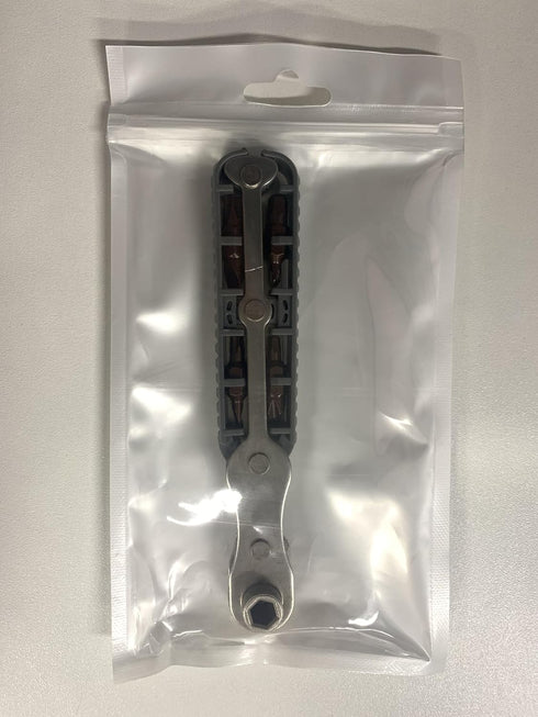 5 Pcs Mini Ratchet Wrench Set, 1/4 Inch Drive, High Torque Offset Reversible Screwdriver for Tight Spaces