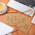 Employee Appreciation Gifts Set, Inspirational Retractable Bamboo Pens and Pocket Kraft Thank You Notebooks (72 Pcs)