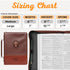 Christian Art Gifts Men's Classic Bible Cover – Cross John 3:16, Brown Faux Leather, Large