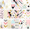 Zonon 24 Pieces Geometric Magnetic Bookmarks for Women, Assorted Page Markers Set for Book Lovers Reading Gifts