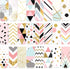 Zonon 24 Pieces Geometric Magnetic Bookmarks for Women, Assorted Page Markers Set for Book Lovers Reading Gifts