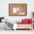 Board2by Cork Board Bulletin Board 24 x 36, Black Aluminium Framed, Large Wall Mounted Notice Pin Board