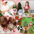 LIUBUJINGYING 32 Sets Cartoon Bookmarks Craft Kits DIY Character Holiday Bookmarks with Santa Snowman Reindeer Design