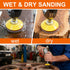 64 2 Inch 180 3000 1/4 PCS Sanding Disc Pad,Hook and Loop Sanding Pads to Wet Dry Sponge Sandpaper with Shank for Drill