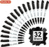 Shuttle Art Dry Erase Markers, 32 Pack Black Whiteboard Markers,Fine Tip Dry Erase Markers for Kids,Perfect for Writing on Whiteboards, Dry-Erase Boards,Mirror,Calender,School Office Supplies by Shuttle Art