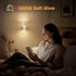 Wall,2 Pack 3000K JandCase Night Light, Night Lights Plug into Warm White LED Nightlight with Adjustable Brightness