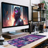 Large Japanese Comic Gaming Mouse Pad, Stitched Edges, Non-Slip Rubber Base, Waterproof (31.5X15.7 Inch)