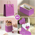 Amiya Purple Glitter Vinyl Contact Paper, Self Adhesive Sparkly Stick and Peel Wallpaper for Bedroom, Living Room